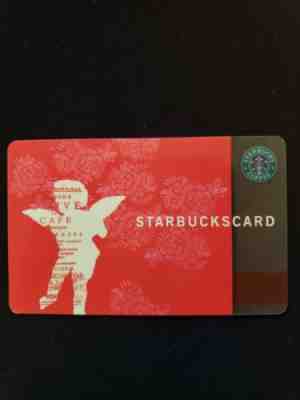 Starbucks Card - RARE 2002 Valentine Cupid - Sold on eBay Sep, 10th 2018 for $22.00