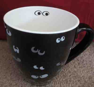 Starbucks Cup 2002 Barista Halloween With Eyes Black & White - Sold on eBay Sep, 10th 2018 for $8.99