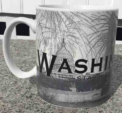 STARBUCKS BARISTA 2002 SKYLINE SERIES ONE "WASHINGTON DC" COFFEE MUG/CUP 16 oz - Sold on eBay Sep, 10th 2018 for $15.99