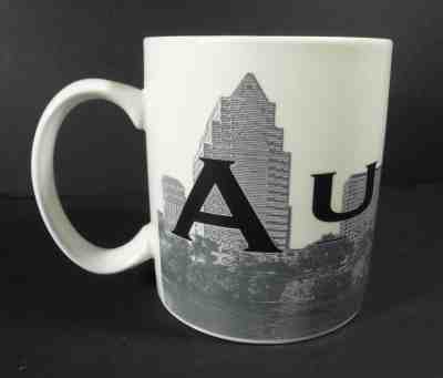 Starbucks Skyline Series Austin Texas 2002 Oversized 16 oz. Coffee Mug    - Sold on eBay Sep, 10th 2018 for $15.00