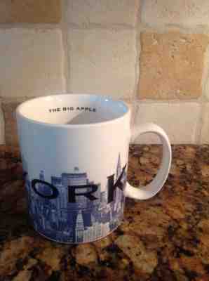  One Starbucks Coffee Mug New York The Big Apple Skyline Series Mug 2002 - Sold on eBay Sep, 8th 2018 for $9.00