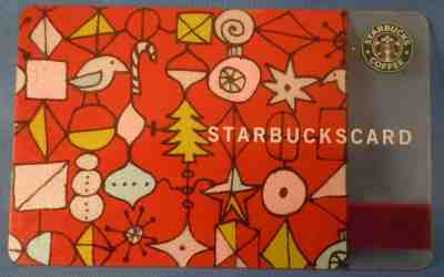 STARBUCKS! - RARE 2002 ORNAMENTS CARD - FREE SHIPPING! - Sold on eBay Sep, 7th 2018 for $7.99