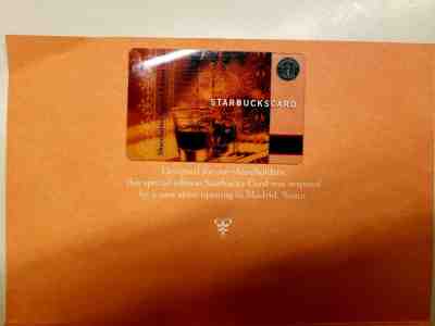 Rare 2002 Starbucks shareholder card in original folder - Sold on eBay Sep, 4th 2018 for $58.06