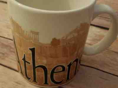 Starbucks Coffee Cup Mug Athens 2002 City Collection  - Sold on eBay Sep, 4th 2018 for $6.00