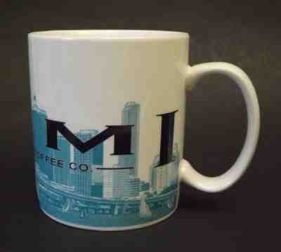 Barista 2002 MIAMI Florida Starbucks Skyline Series One 18oz COFFEE CUP/MUG - Sold on eBay Sep, 4th 2018 for $14.00