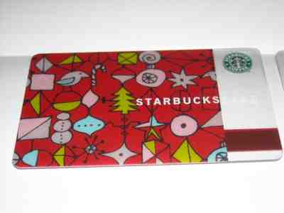 Starbucks Card 2002 Christmas Ornaments RARE coffee gift card Serial 6008  niCe - Sold on eBay Sep, 4th 2018 for $8.00