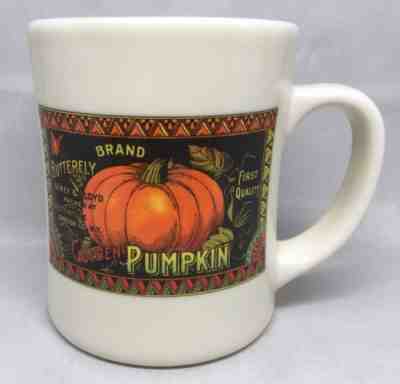 Starbucks Golden Pumpkin Barista Coffee Mug Butterfly Brand 2003 Fall Cup Tea - Sold on eBay Oct, 2nd 2018 for $19.98