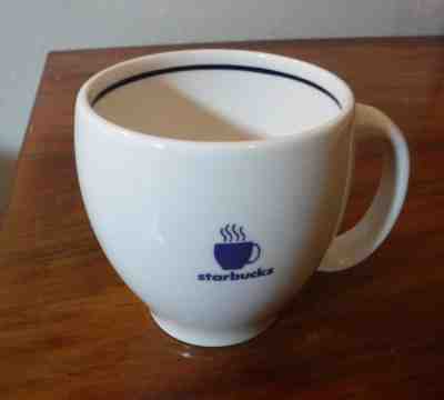 Starbucks Barista 2003 Abbey Blue Steaming Logo 14 oz Coffee Tea Cup Mug  - Sold on eBay Sep, 25th 2018 for $4.95