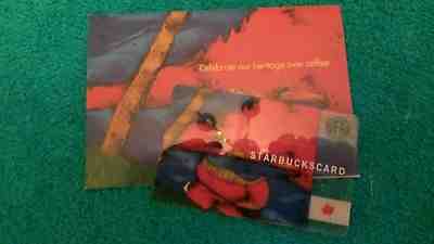 2003 SHINES BRIGHT!  STARBUCKS Canada Canoe Gift Card with MINT Matching Sleeve - Sold on eBay Sep, 24th 2018 for $96.44