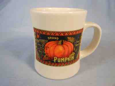 STARBUCKS 12 oz HALLOWEEN AUTUMN BARISTA COFFEE MUG COUNTRY PUMPKIN LABEL 2003 - Sold on eBay Sep, 23rd 2018 for $13.00