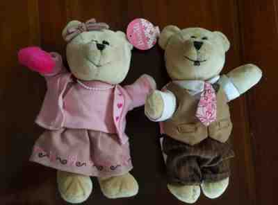 2007 Starbucks Valentine Bearista Bear Couple NEW Retired~Free Shipping - Sold on eBay Sep, 23rd 2018 for $10.20