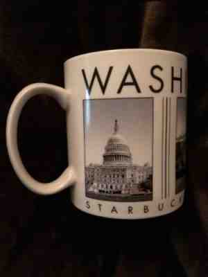 Starbucks City Scenes Series Washington D.C. 2003 18oz Coffee Tea Mug - Sold on eBay Sep, 22nd 2018 for $2.50