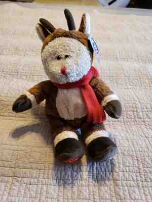 2003 Starbucks Coffee Bearista Bear 28th Edition Rudolph Red Nose Reindeer Plush - Sold on eBay Sep, 20th 2018 for $4.00