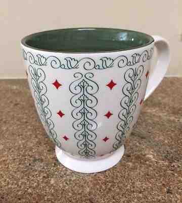 Starbucks BARISTA Mug 2003 Coffee Cup Red Diamond Green Swirls EUC - Sold on eBay Sep, 20th 2018 for $8.99