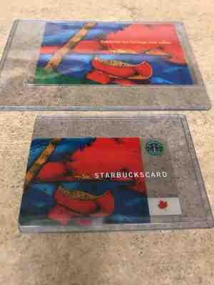 Starbucks Card: 2003 Canada Heritage Canoe with Sleeve - Free Ship - Sold on eBay Sep, 18th 2018 for $74.99