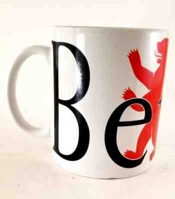 Starbucks 2003 Berlin City Coffee Cup White Black Red Bear Collector Series - Sold on eBay Sep, 18th 2018 for $14.15