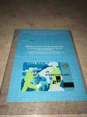 Starbucks Card: 2004 Athen Greece Olympics with Sleeve - NEW, MINT, Free Ship - Sold on eBay Sep, 18th 2018 for $19.99