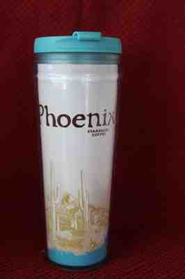 2004 Starbucks Coffee Phoenix Travel Mug 12 OZ Plastic Tumbler With Lid Nice  - Sold on eBay Sep, 14th 2018 for $11.99