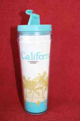 2004 Starbucks Coffee California Travel Mug 12 OZ Plastic Tumbler With Lid Nice  - Sold on eBay Sep, 9th 2018 for $11.99