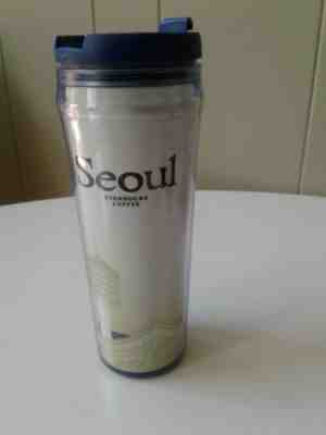 STARBUCKS SEOUL KOREA 2004 TUMBLER TRAVEL CUP GREEN CITY COLLECTION SB 16 OZ - Sold on eBay Sep, 9th 2018 for $20.00
