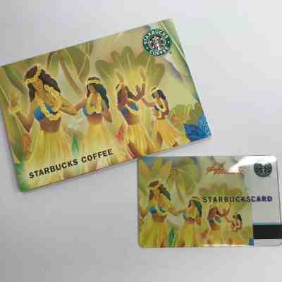 Hawaii HULA GIRL Starbucks Card RARE 2004 with MATCHING SLEEVE - *NEW* - Sold on eBay Sep, 8th 2018 for $18.50