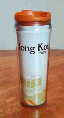 NEW 2004 Starbucks Hong Kong Mug Global City Series  Travel Coffee Plastic 12oz  - Sold on eBay Sep, 8th 2018 for $22.99