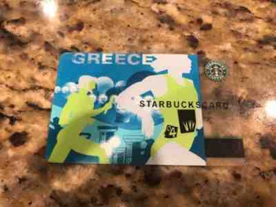 Starbucks 2004 Greece Athens Olympics Card HTF, pin intact. - Sold on eBay Sep, 6th 2018 for $8.00