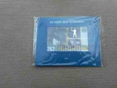 2005 USA 'NEW' "ICHIRO Starbuck Card "WITH PRELOADED $10 ORIGINAL PACKAGING - Sold on eBay Nov, 18th 2018 for $24.95