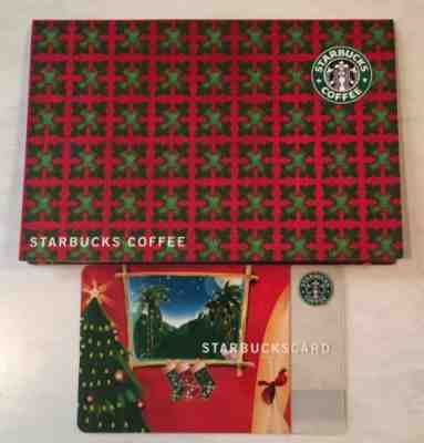 Starbucks 2005 Hawaiian Christmas Mele Kalikimaka Card With Matching Sleeve RARE - Sold on eBay Nov, 6th 2018 for $90.00