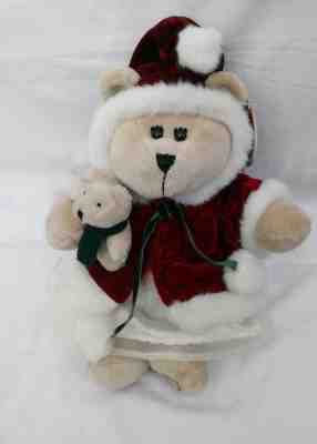 STARBUCKS COFFEE BEARISTA BEAR PLUSH 2005 43RD ED. HOLIDAY WITH CUB w/ tags - Sold on eBay Oct, 16th 2018 for $5.00