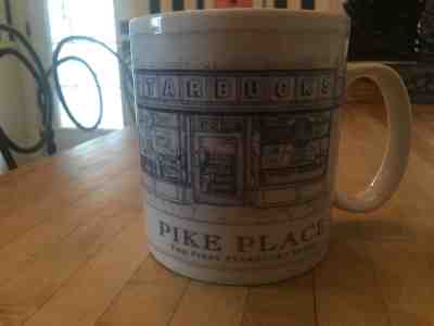 STARBUCKS ARCHITECT SERIES 18oz COLLECTIBLE COFFEE MUG CUP 2006 PIKE PLACE  - Sold on eBay Oct, 30th 2018 for $12.00