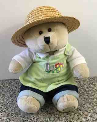 Starbucks Bearista Bear 47th Edition 2006 Garden Girl Hat Doll Plush Stuffed Toy - Sold on eBay Oct, 28th 2018 for $4.99