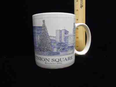 Starbucks Coffee Mug Union Square Holiday 2006 San Francisco 18oz Architectural - Sold on eBay Oct, 28th 2018 for $29.95
