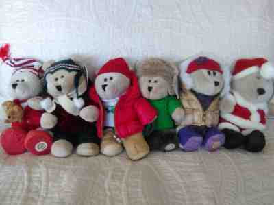 Lot of Six Starbucks Winter Bearistas 2000, 2005, 2006, 2007 & 2011 NWT - Sold on eBay Oct, 28th 2018 for $2.79