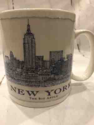 Starbucks Mug Cup Metropolitan Series New York City The Big Apple  2006 18 oz  - Sold on eBay Oct, 27th 2018 for $20.70