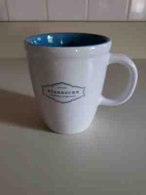 Starbucks White Blue 2006 13 oz Coffee Mug Cup collectible - Sold on eBay Oct, 25th 2018 for $5.40