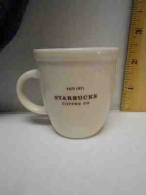 Starbucks Coffee Co 2006 Cream Color Logo Demitasse Cup/Mug 3oz EUC - Sold on eBay Oct, 24th 2018 for $9.95