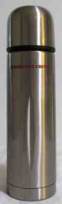 Starbucks Coffee 2006 thermos, 14 oz steel thermos, 9 5/8" tall insulated bottle - Sold on eBay Oct, 23rd 2018 for $18.95