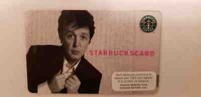 2007 Paul McCartney Starbucks Card Beattles Series 6037 - Sold on eBay Nov, 13th 2018 for $8.00