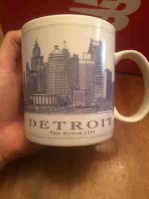 2008 Starbucks Architecture Series Detroit "The Motor City" Coffee Mug   - Sold on eBay Nov, 18th 2018 for $22.00
