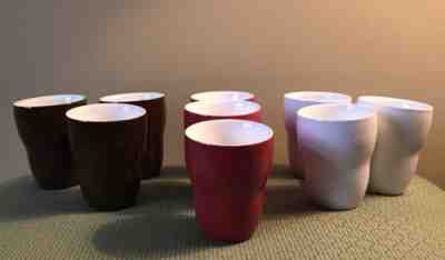 Starbucks Coffee By Aida 2008 Double Wall Cup Mug No Handle 9 In Set Unused Cond - Sold on eBay Nov, 18th 2018 for $42.74