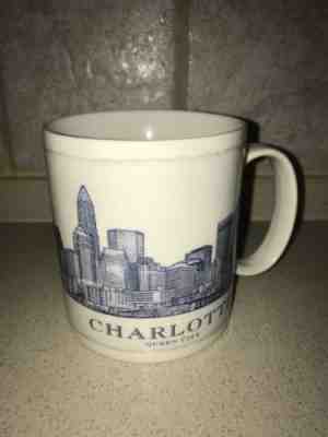 2008 Starbucks Coffee Mug " Charlotte Queen City " Cup Architecture Series - Sold on eBay Oct, 21st 2018 for $9.99