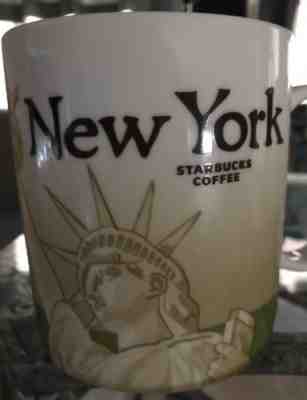 2009 Starbucks NEW YORK GLOBAL COLLECTOR SERIES Coffee Mug Cup 16 oz  - Sold on eBay Oct, 28th 2018 for $15.59