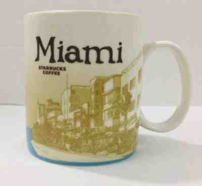 Starbucks Coffee MIAMI City Mug Collector Series 16 oz 2009 Java   FREE SHIP - Sold on eBay Oct, 28th 2018 for $35.00