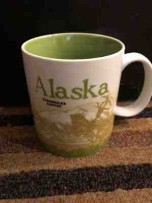 Rare Starbucks ALASKA 16 oz Coffee Mug Discontinued Moose Bear EXCELLENT! 2009 - Sold on eBay Oct, 26th 2018 for $65.00