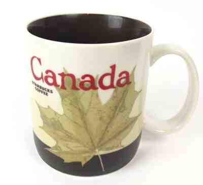 2010 Starbucks Canada Maple Leaf Coffee Mug Collector Series Global Icon 16 oz - Sold on eBay Nov, 7th 2018 for $24.95