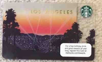 Starbucks 2011 Los Angeles Sunset Card RARE - Sold on eBay Nov, 11th 2018 for $4.00