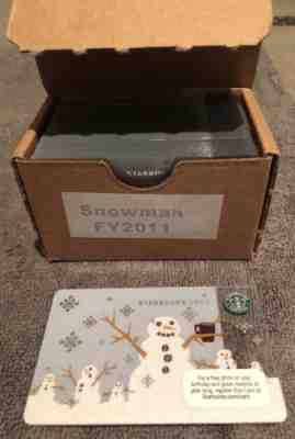 50 X Starbucks Card Snowman. BRAND NEW In BOX. OLD LOGO 2011! Free Shipping! - Sold on eBay Oct, 28th 2018 for $21.99