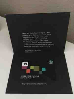 NEW Starbucks Coffee Yahoo Digital Network $10 Gift Card 2011 Unused  - Sold on eBay Oct, 28th 2018 for $49.99
