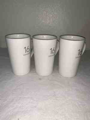 STARBUCKS 2011 GRANDE 16 oz Tall Coffee Mug Cup 3 Pack Microwave Dishwasher Safe - Sold on eBay Oct, 26th 2018 for $16.99